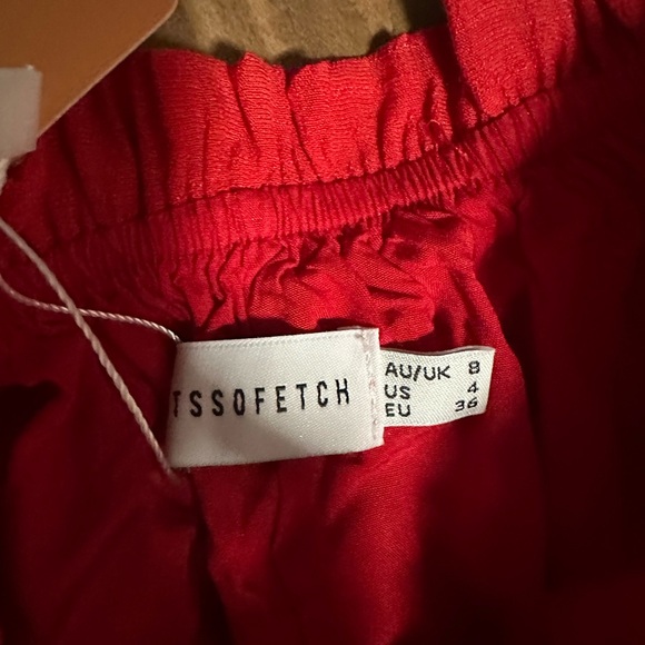 Elegant Red Maxi Skirt, NWT - Picture 3 of 3